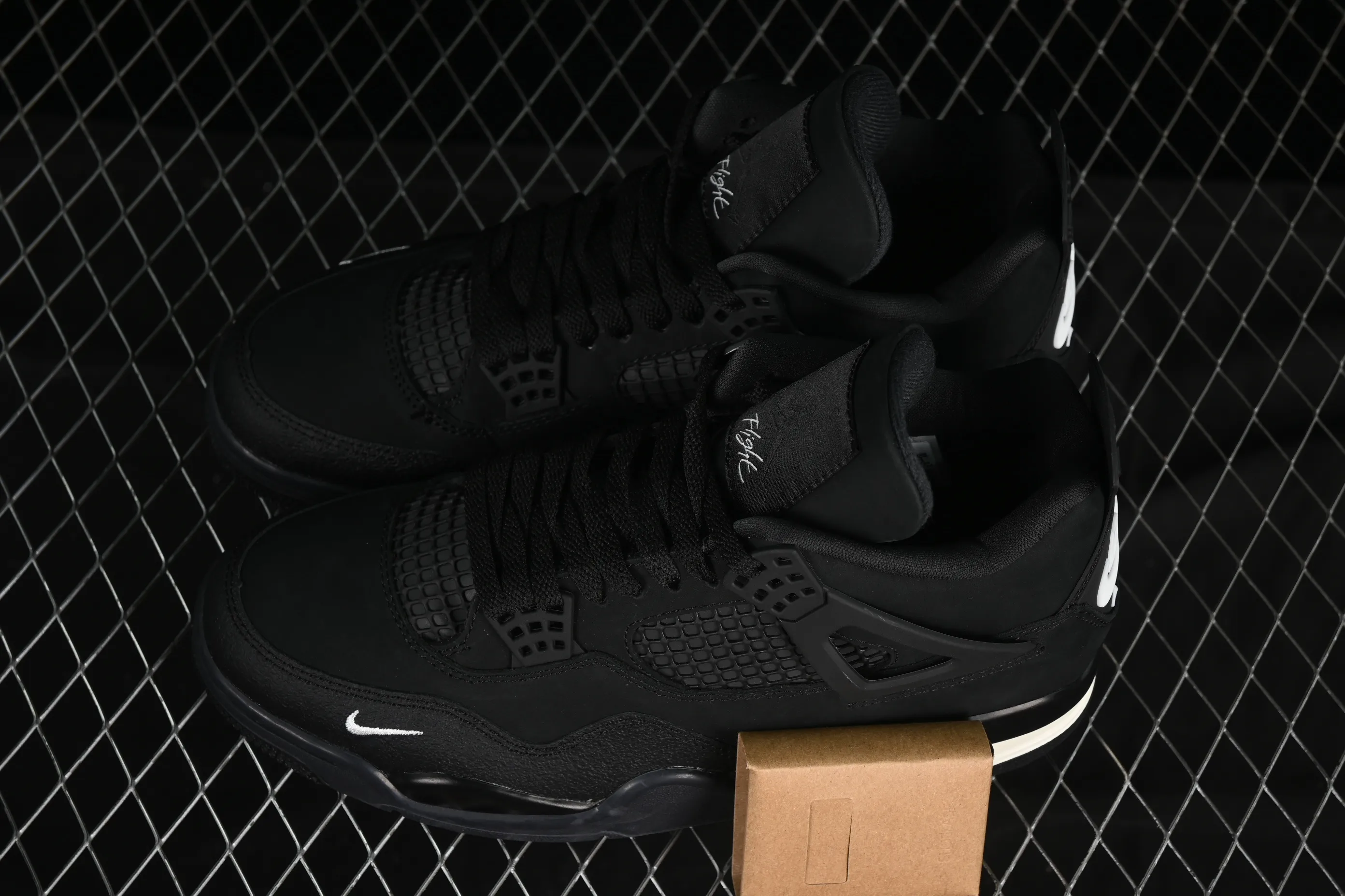 All categories Air Jordan Jordan series basketball shoes Air Jordan 4 Nigel Sylvester x Air Jordan 4 Retro AJ4 Joe 4 joint black brick HF4340-001